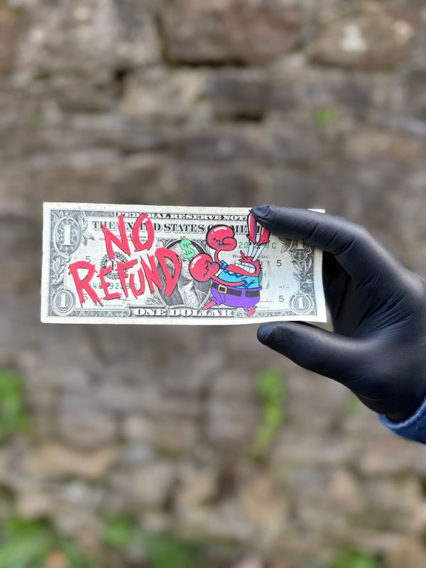 Jonny Fyvie (Dollar Doodle) - For the Love of Money - No Refunds - ‘Variant 1 of 5’