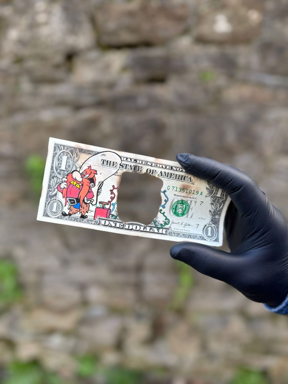 Jonny Fyvie (Dollar Doodle) - For the Love of Money - The State Of America - ‘Variant 1 of 5’