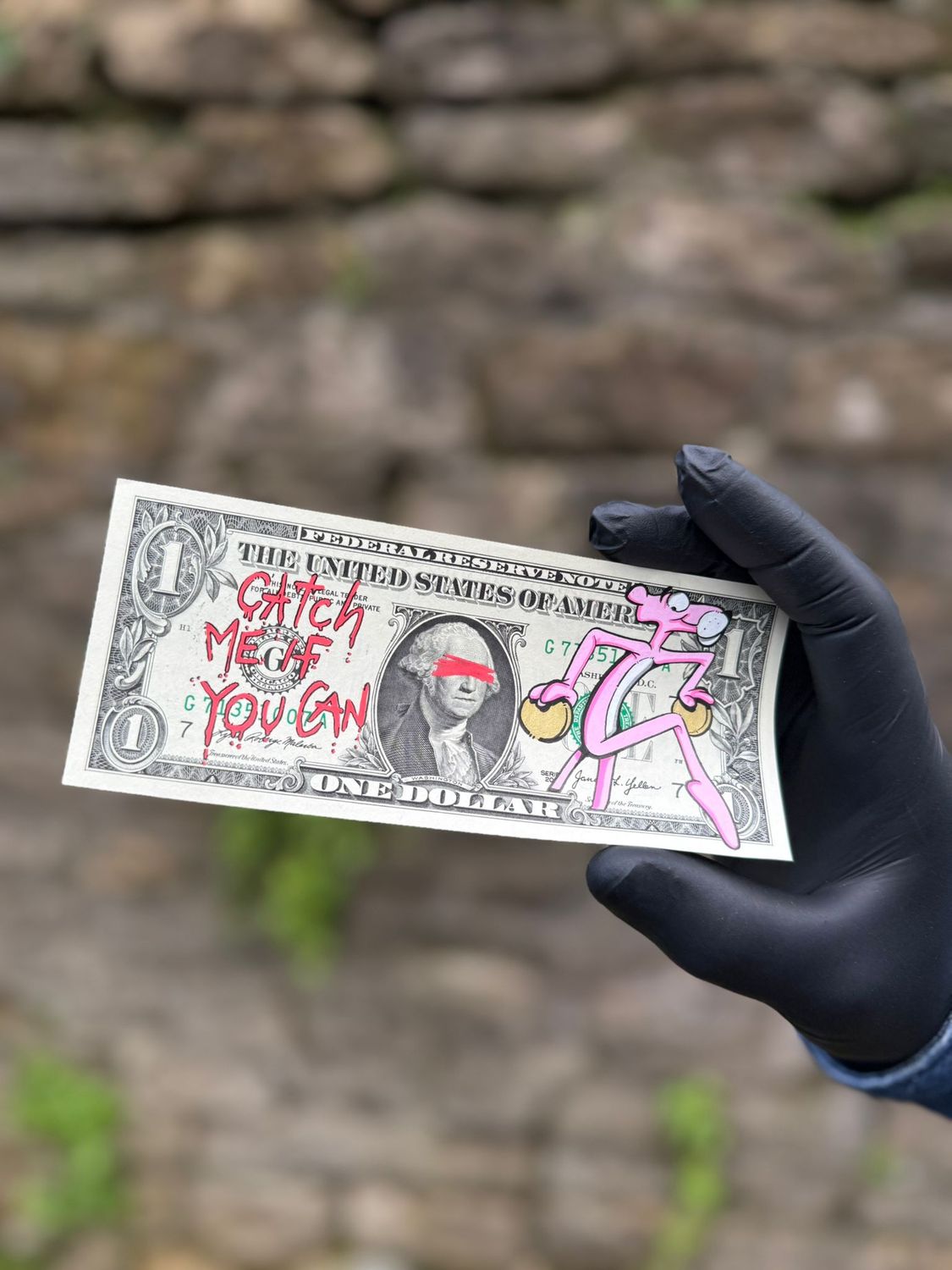 Jonny Fyvie (Dollar Doodle) - For the Love of Money - Catch Me If You Can - ‘Variant 1 of 5’