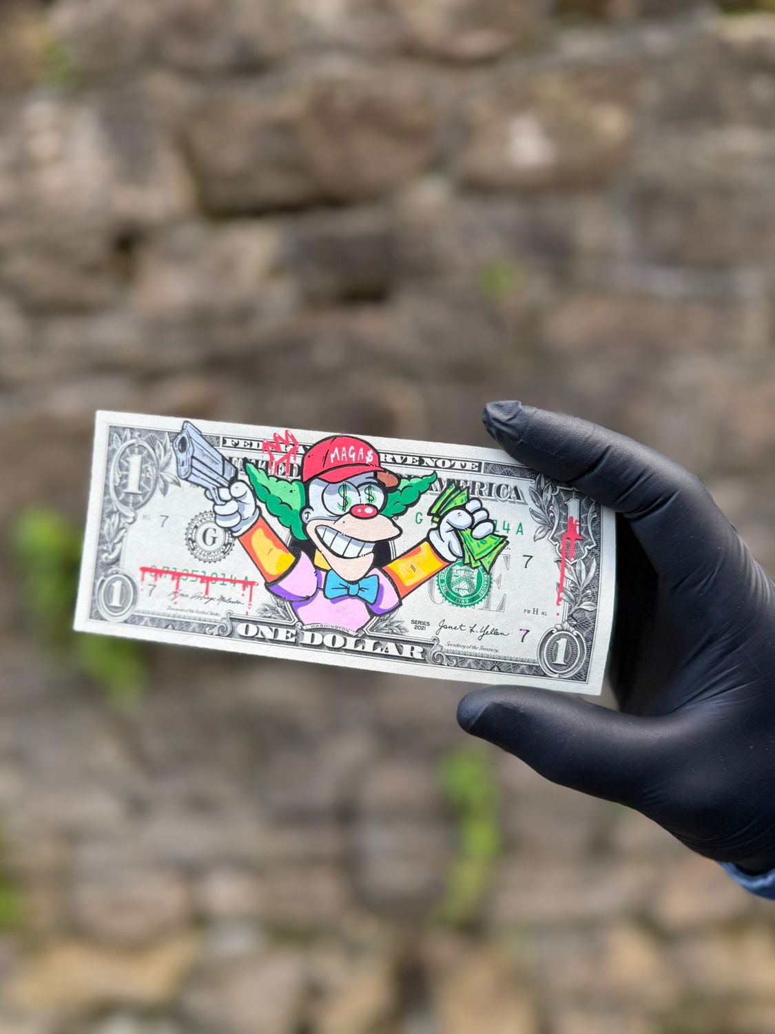 Jonny Fyvie (Dollar Doodle) - For the Love of Money - The Jokes On Us - ‘Variant 1 of 5’