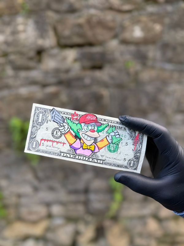 Jonny Fyvie (Dollar Doodle) - For the Love of Money - The Jokes On Us - ‘Variant 4 of 5’