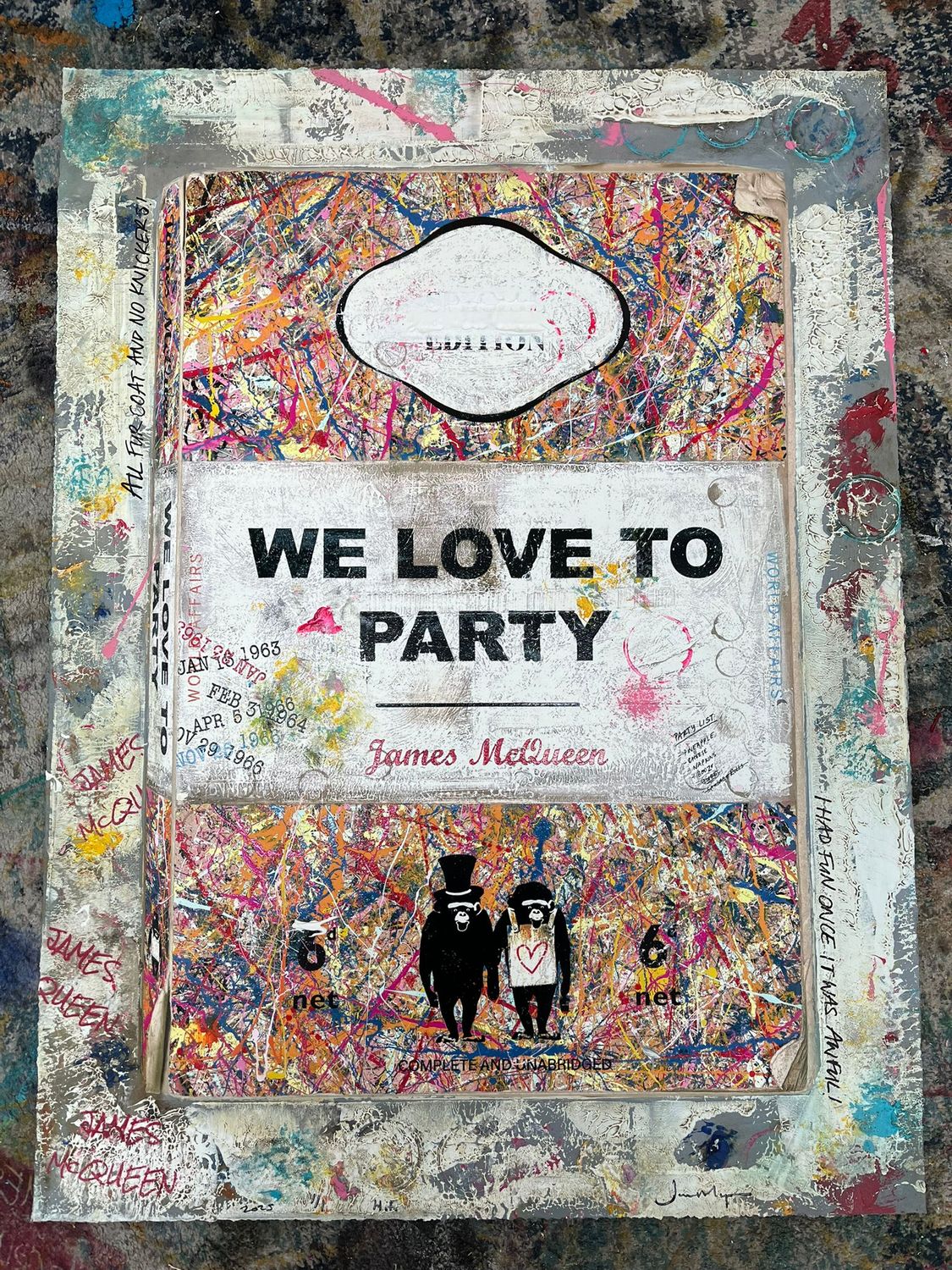 James McQueen - We Love To Party (Hand Finished, Unique)