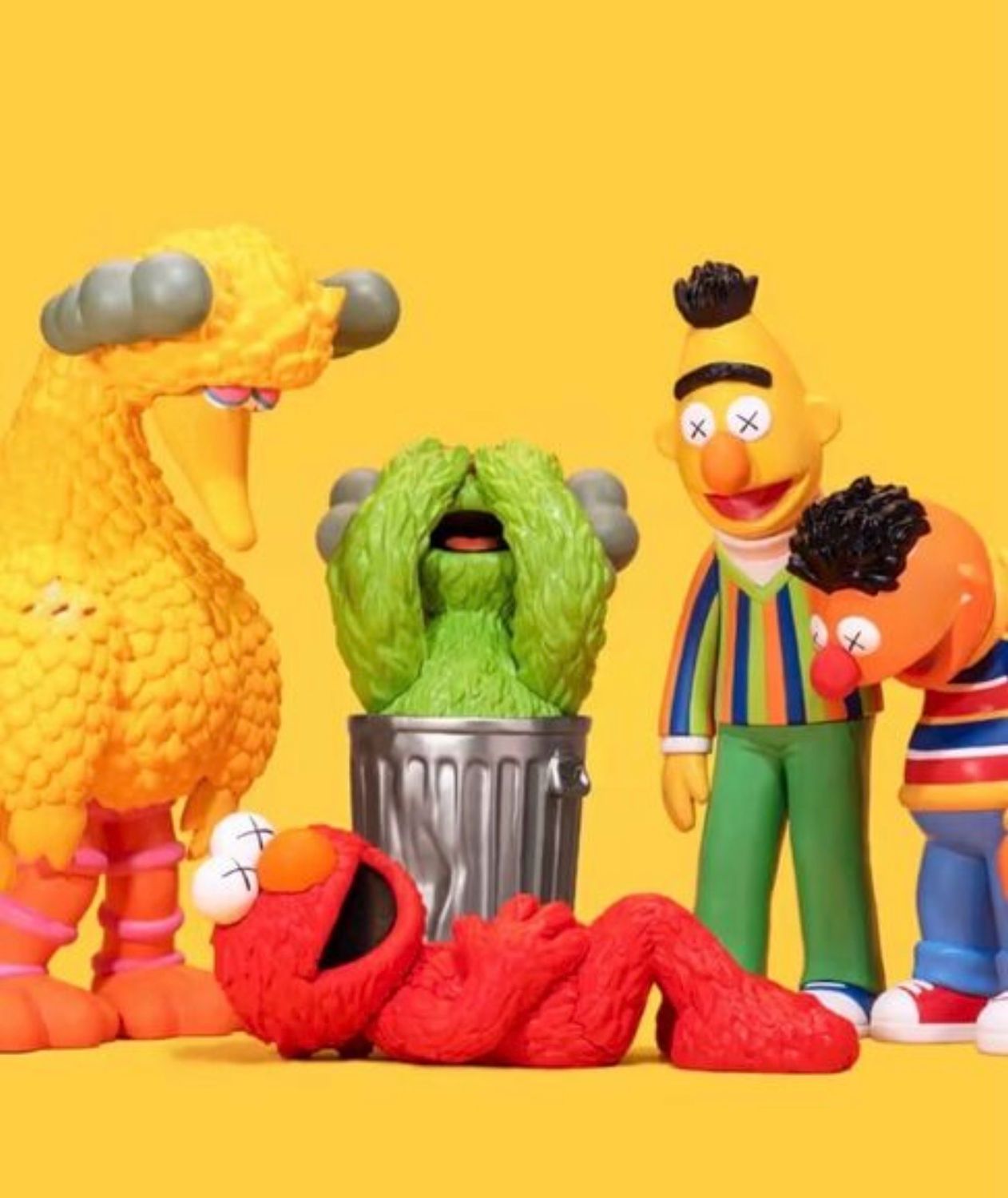 Kaws X Sesame Street - Kaws Holiday Full Vinyl Figure Set