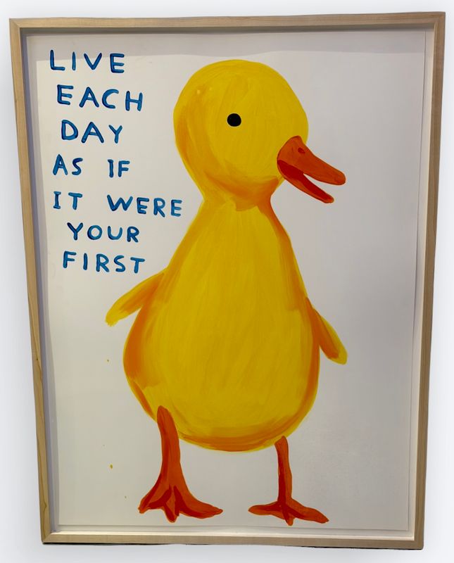 David Shrigley - Live Each Day As If It Were Your First