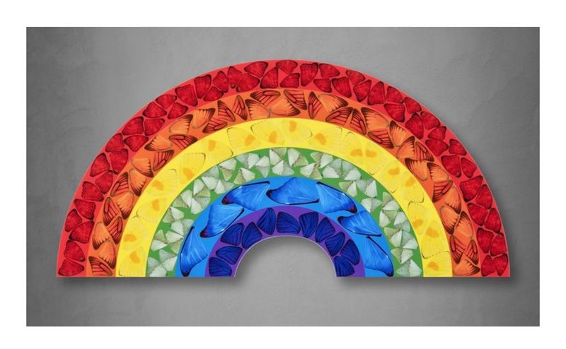Damien Hirst - Butterfly Rainbow (Small)