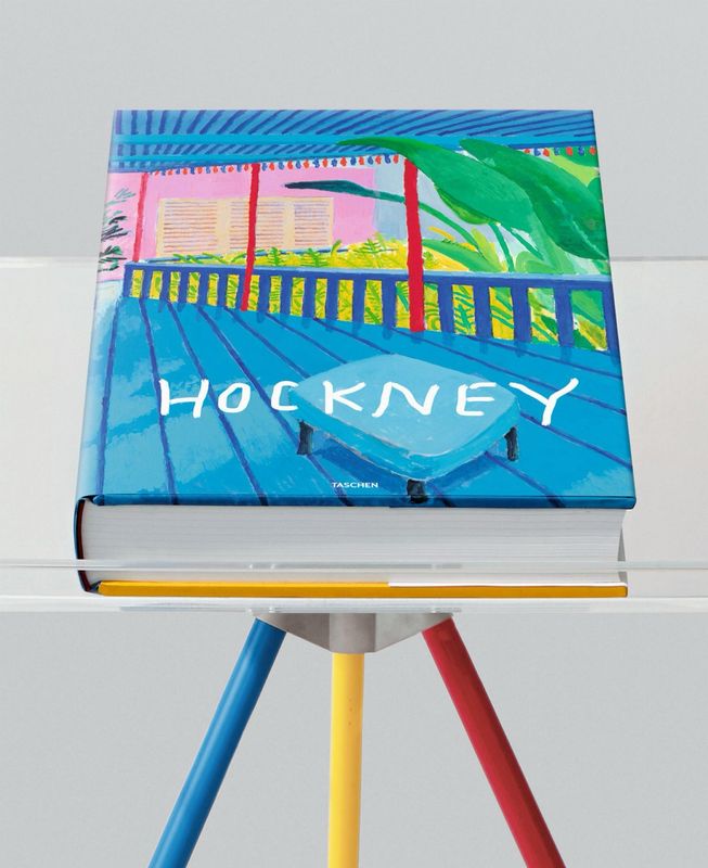 David Hockney - A Bigger Book (Taschen Book &amp; Stand) (PART WATER DAMAGED)