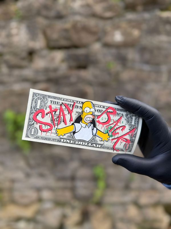 Jonny Fyvie (Dollar Doodle) - For the Love of Money - Last Line Of Credit - ‘Variant 1 of 5’ Jonny Fyvie (Dollar Doodle) - For the Love of Money - Last Line Of Credit - ‘Variant 1 of 5’