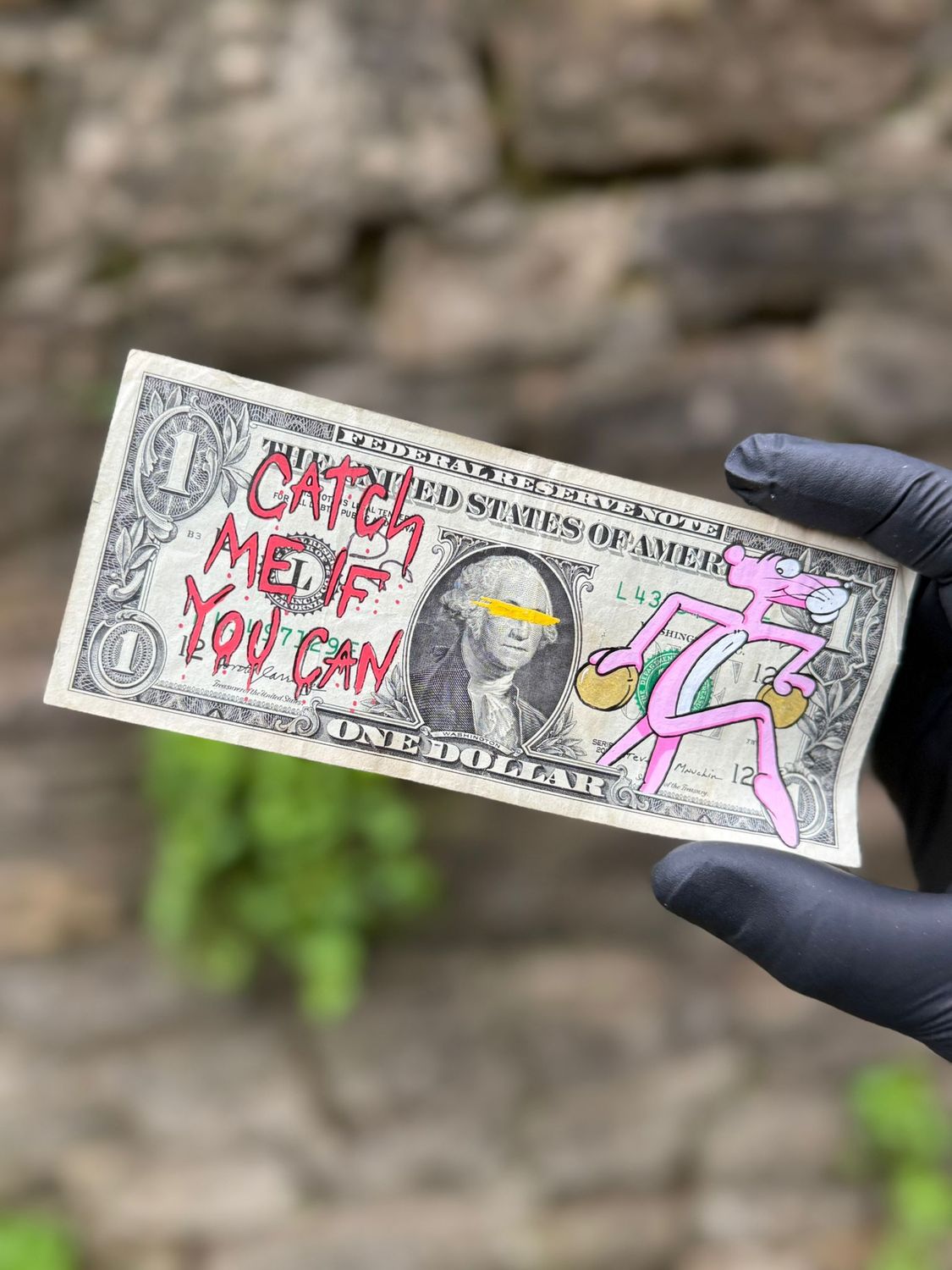 Jonny Fyvie (Dollar Doodle) - For the Love of Money - Catch Me If You Can - ‘Variant 5 of 5’