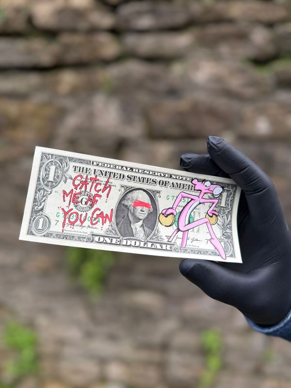 Jonny Fyvie (Dollar Doodle) - For the Love of Money - Catch Me If You Can - ‘Variant 1 of 5’ Jonny Fyvie (Dollar Doodle) - For the Love of Money - Catch Me If You Can - ‘Variant 1 of 5’