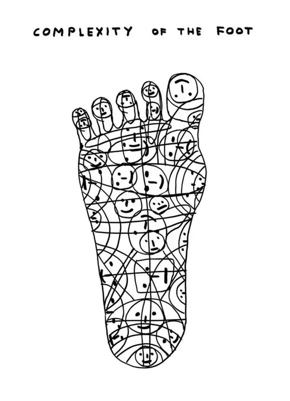 David Shrigley - Complexity of the Foot