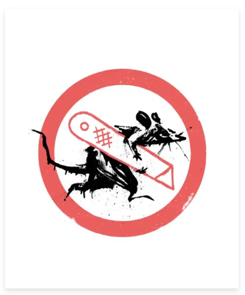 Banksy - Rat Print (Cut and Run Exhibition)