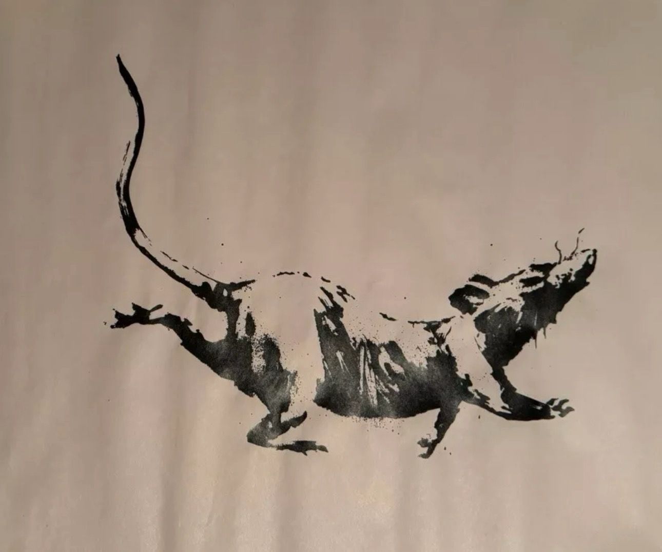 Banksy - Rat Print (Gross Domestic Product Event, Croydon)