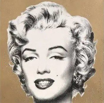 Mr Brainwash - Diamond Girl Gold (Marilyn Monroe)