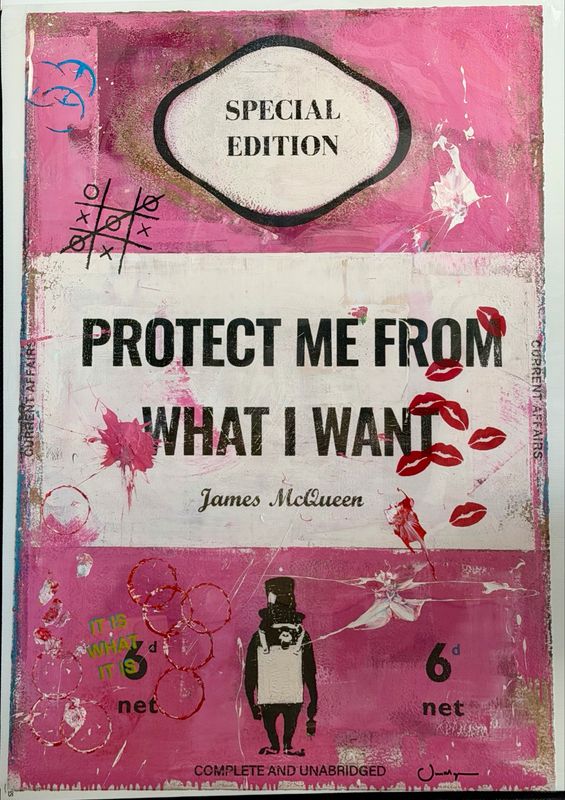 James McQueen - Protect Me From What I Want (Hand Embellished)