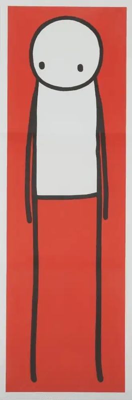 STIK - Big Issue Poster - Red