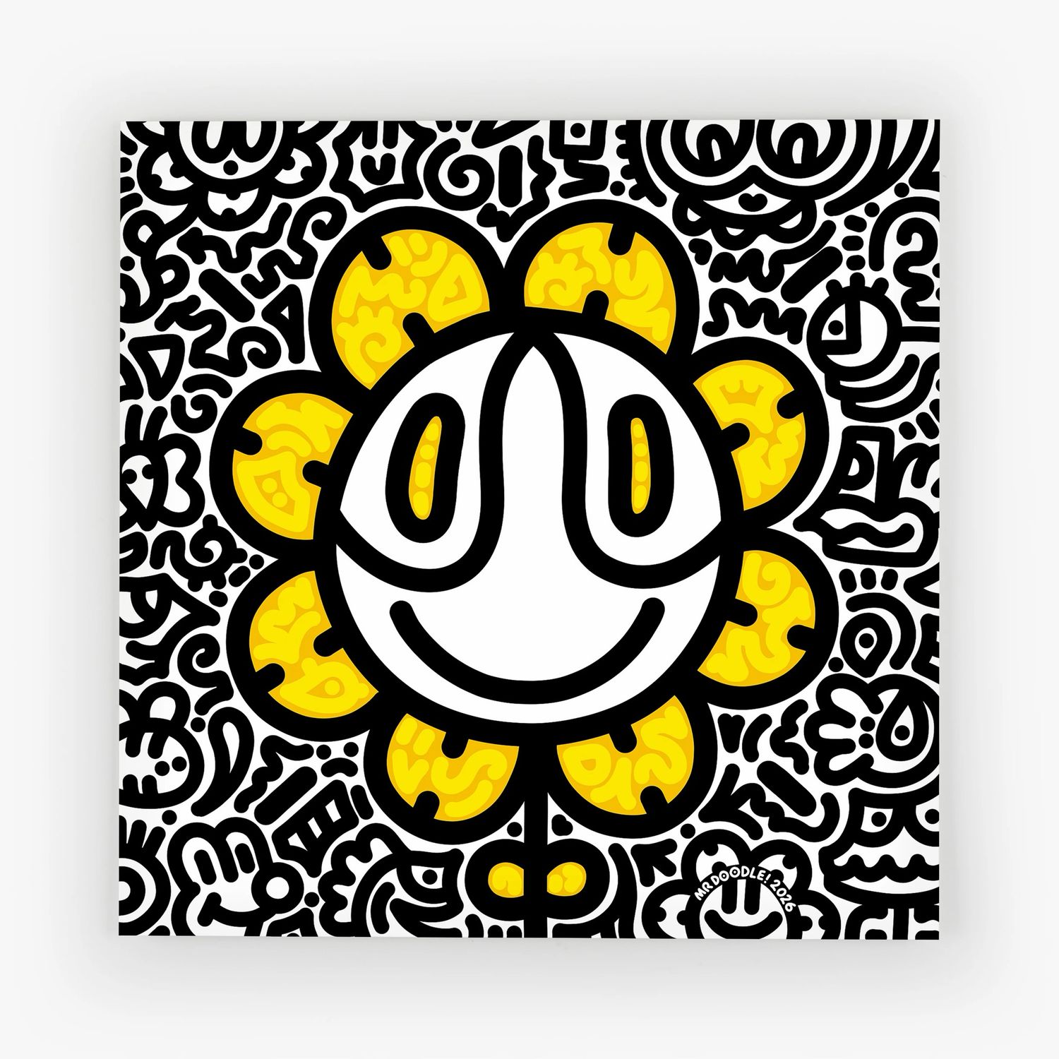 Mr Doodle - Smiling Sunflower