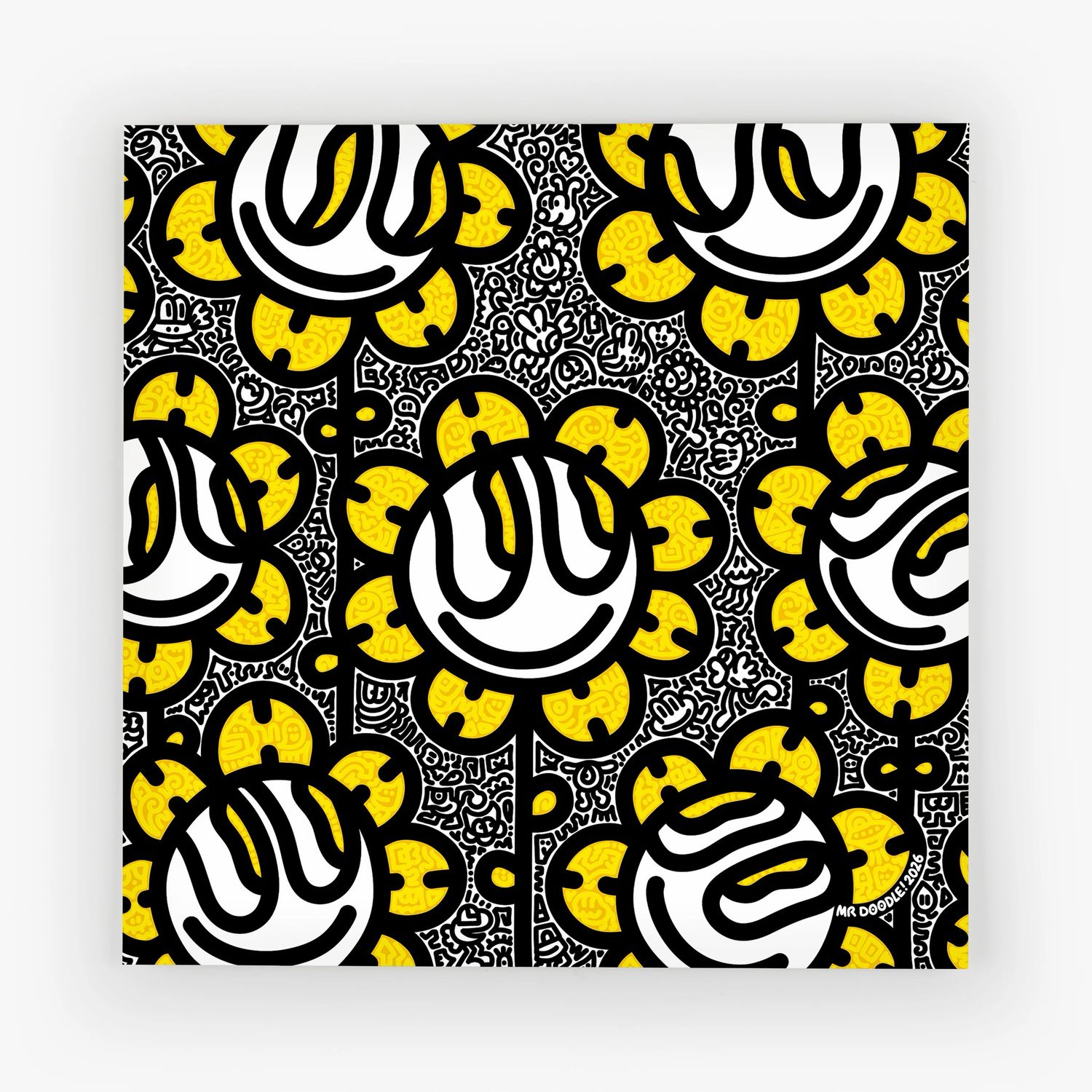 Mr Doodle - Field Of Smiling Sunflowers