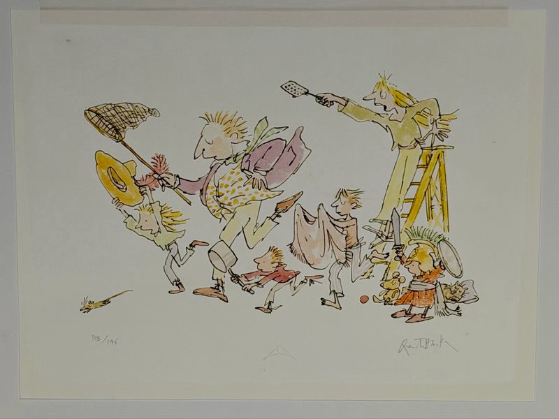 Quentin Blake - Trying To Catch A Mouse