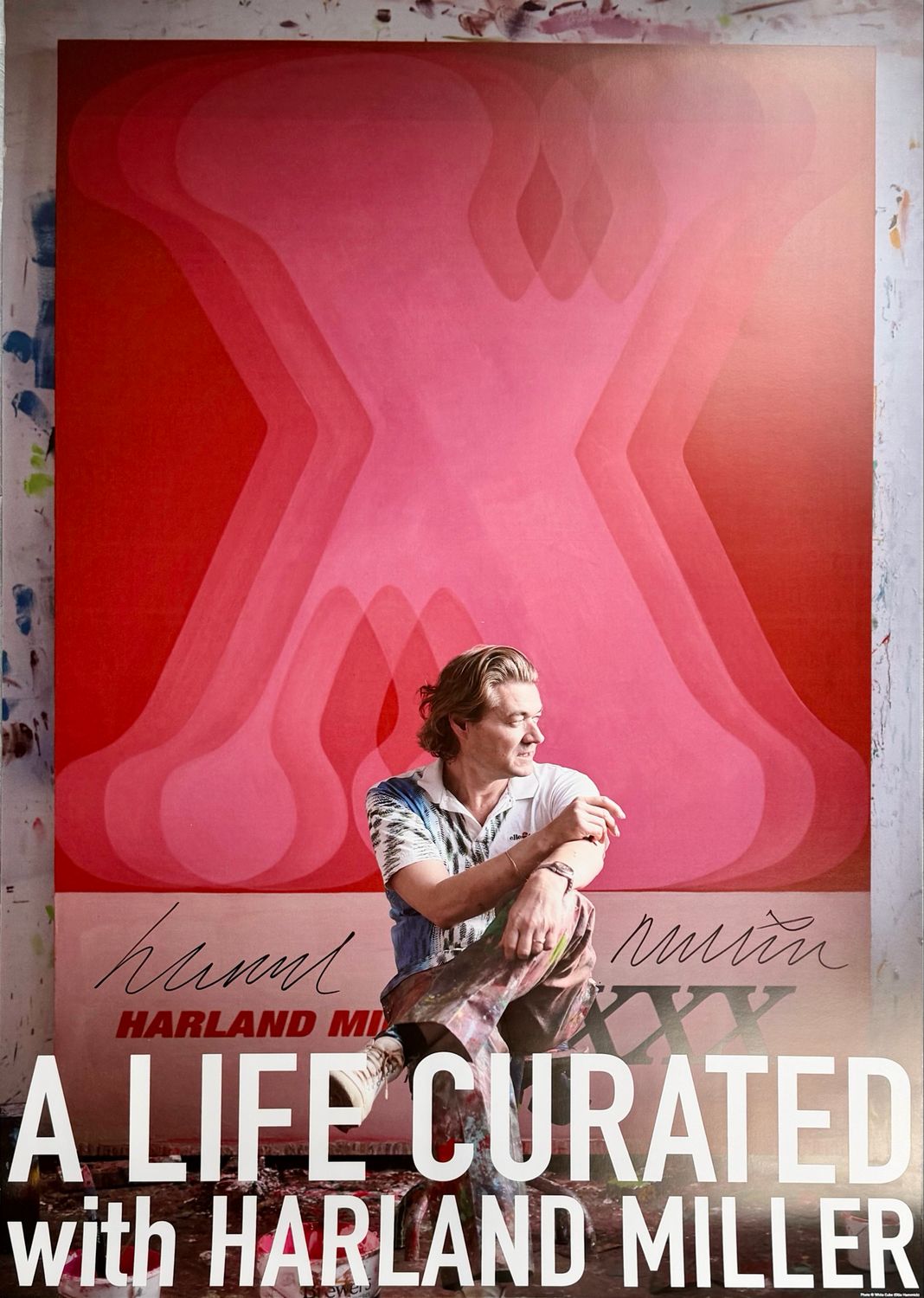 Harland Miller - A Life Curated (Signed) (Exhibition Poster) (MINOR DAMAGED EDGES)
