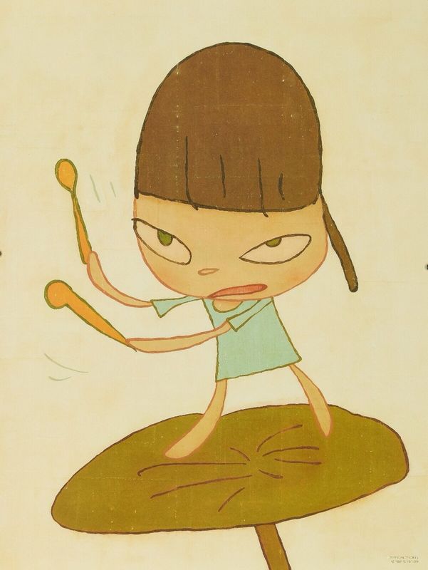 Yoshitomo Nara - Marching on a Butterbur Leaf