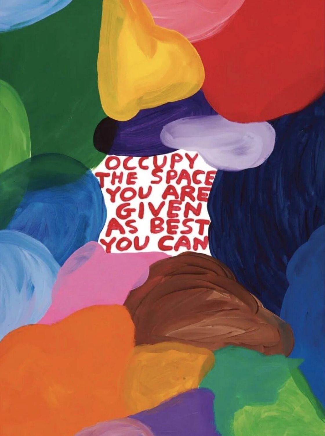 David Shrigley - Occupy the Space You Are Given