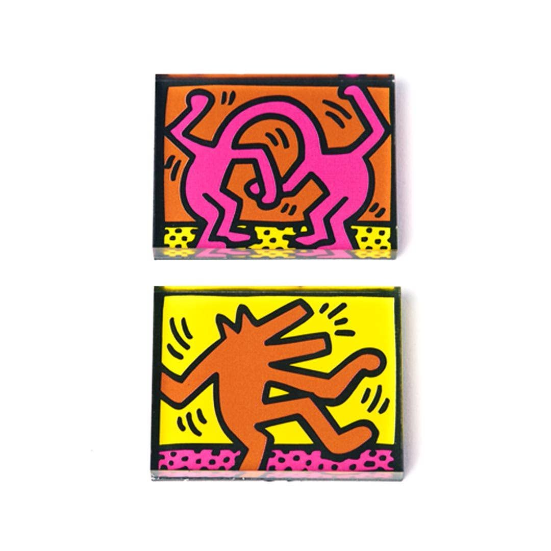 Keith Haring Dancing Dog (Magnet Set) magnet set