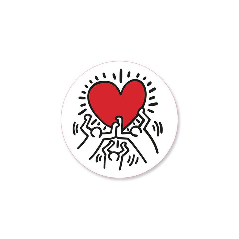 Keith Haring Holding Heart (Magnet) magnet