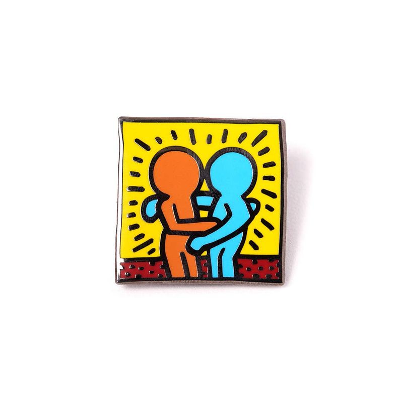 Keith Haring Friends (Pin Badge) pin badge