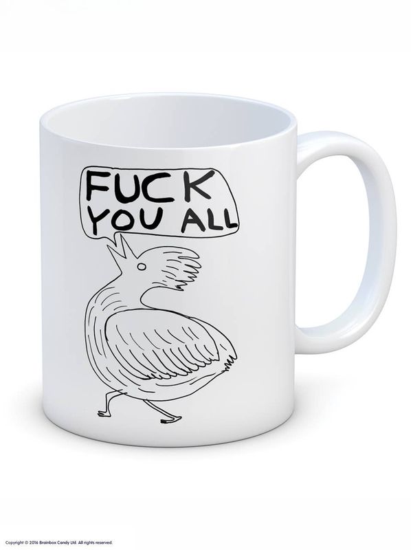 David Shrigley Fuck You All (Mug) mug