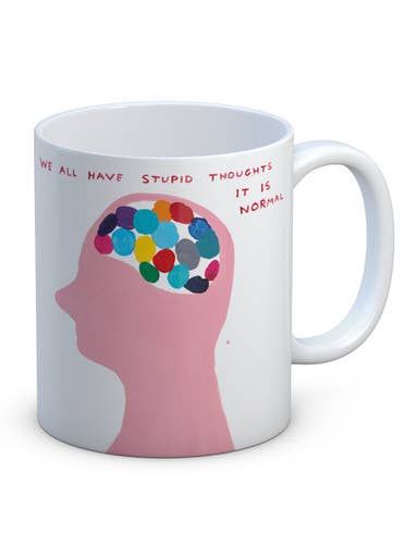 David Shrigley Stupid Thoughts (Mug) mug