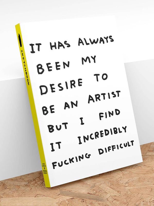 David Shrigley Be An Artist (A5 Sketchbook) a5 sketchbook