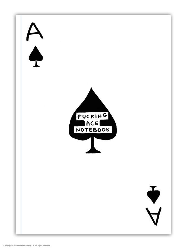 David Shrigley Fucking Ace (A6 Notebook) a6 notebook