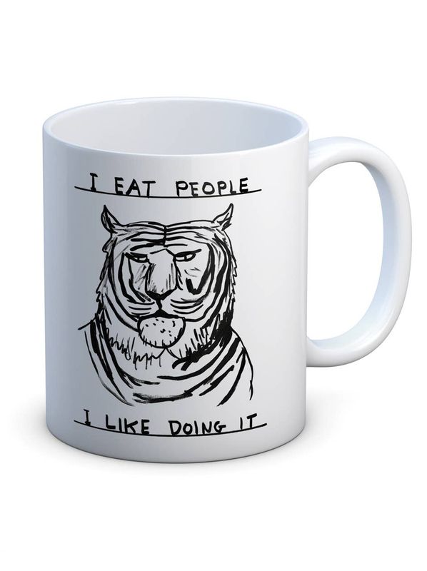 David Shrigley I Eat People (Mug) mug