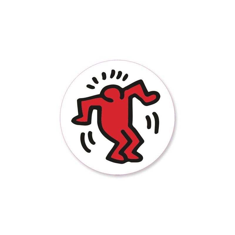 Keith Haring Red Dancing Man (Magnet) magnet