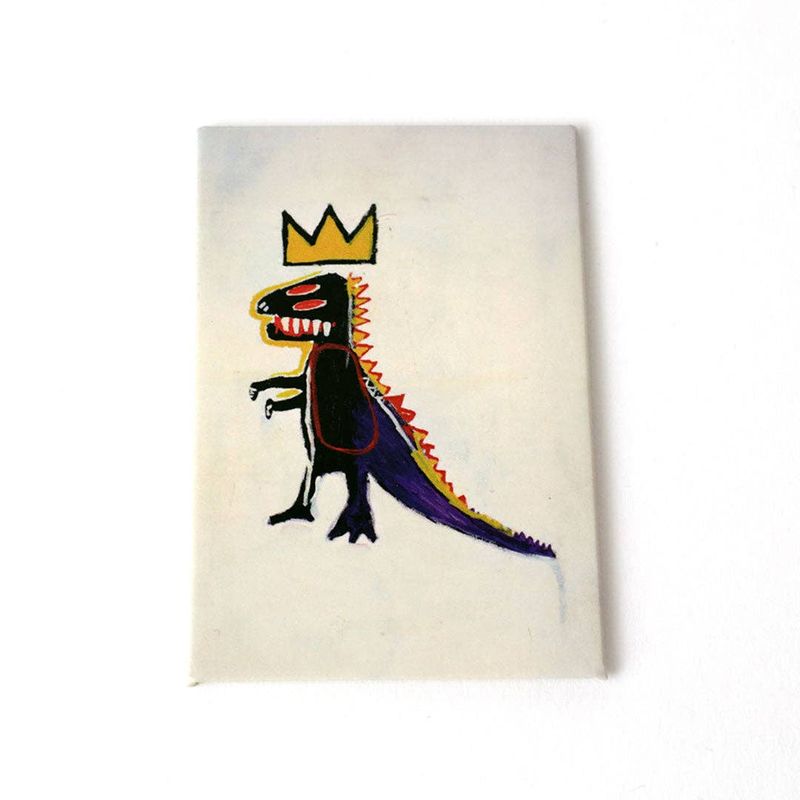Jean-Michel Basquiat Crowned T-Rex (Magnet) magnet