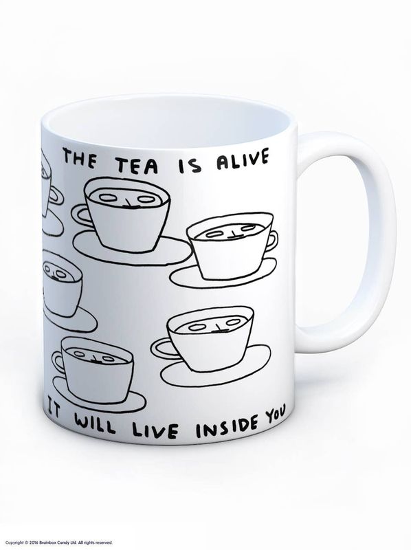 David Shrigley Tea Is Alive (Mug) mug