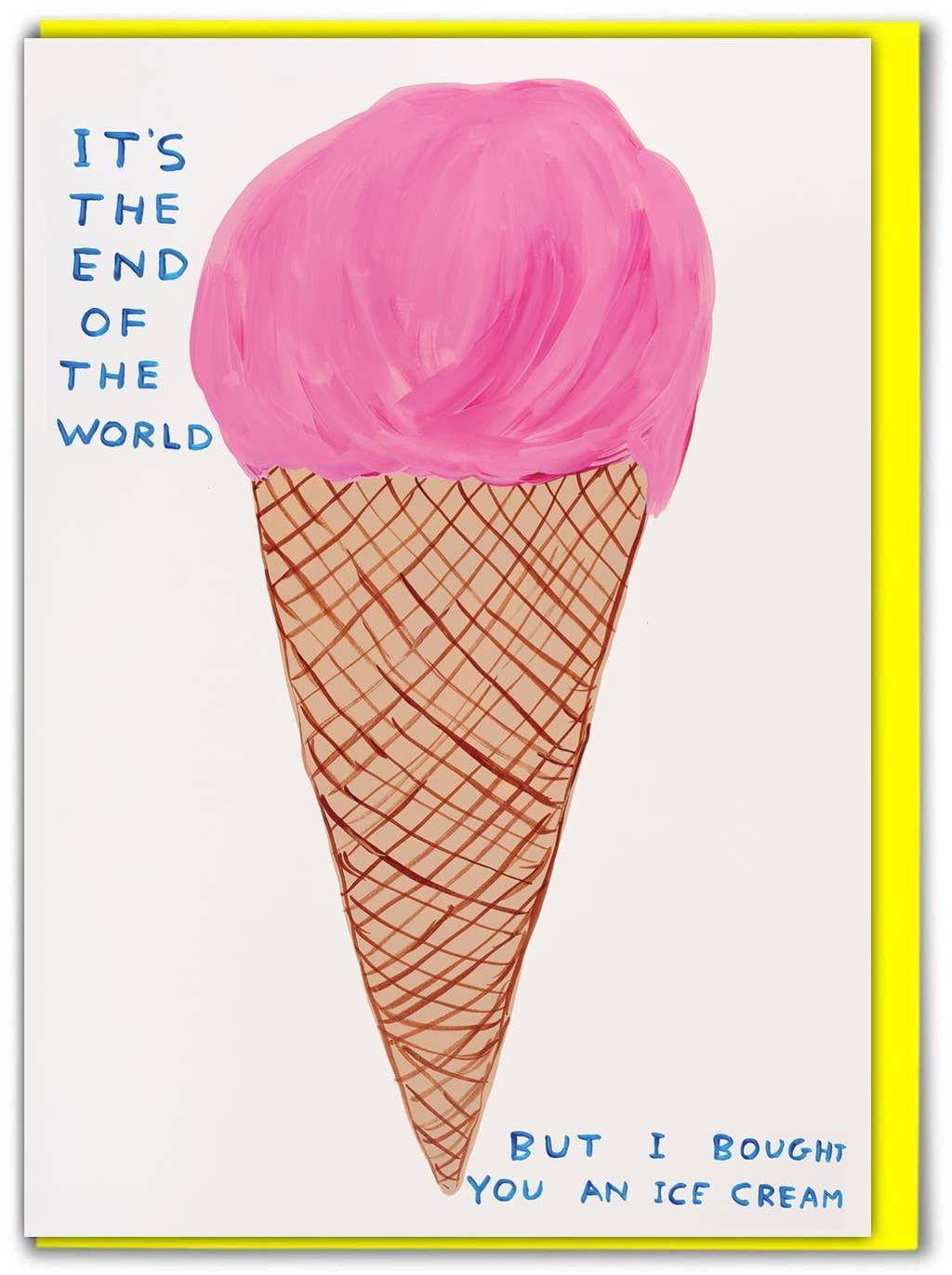 David Shrigley End Of The World (Greetings Card) greetings card