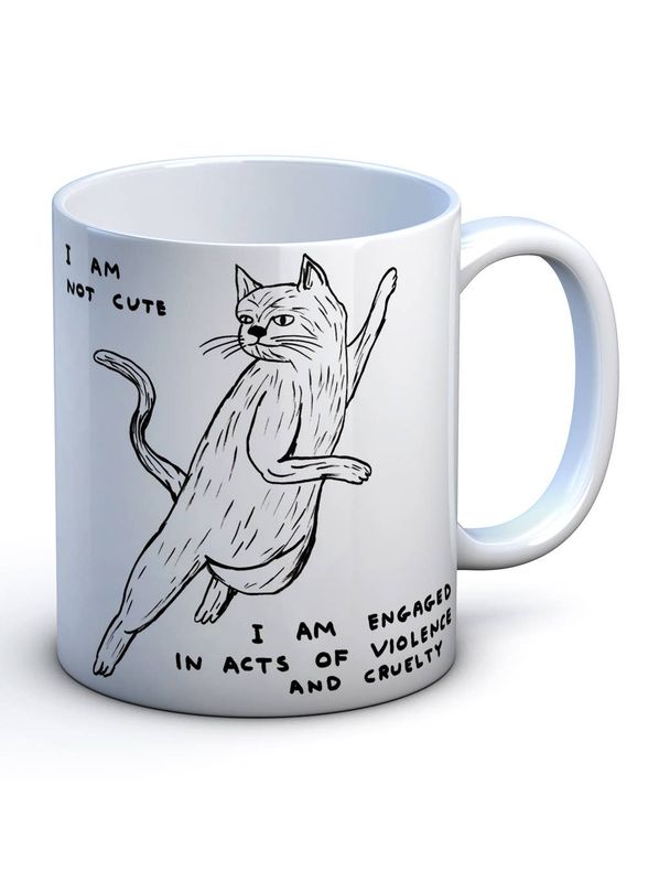 David Shrigley I Am Not Cute (Mug) mug