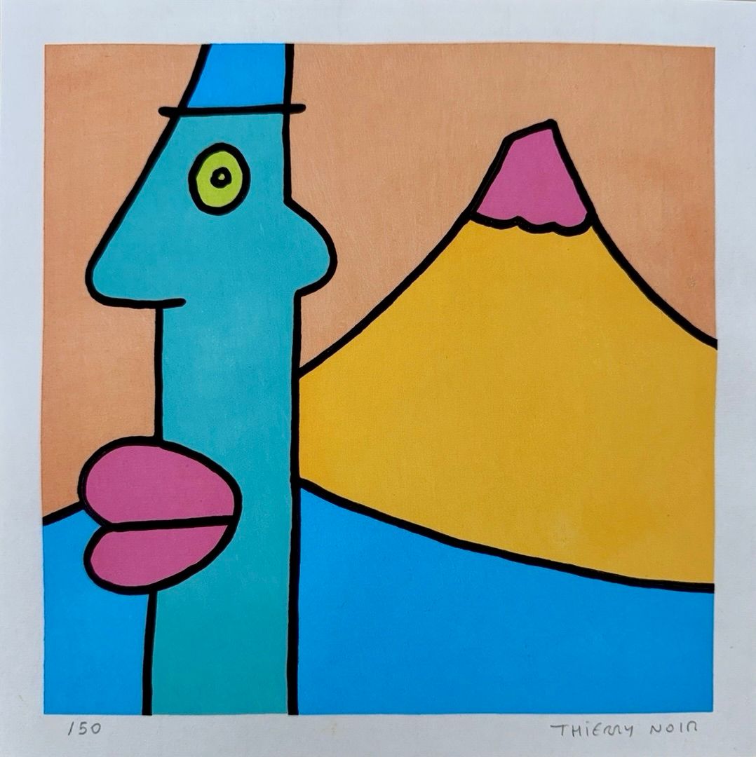 Thierry Noir - Mount Fuji (Orange)