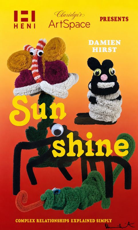 Damien Hirst - 'Sunshine' (Signed Claridges Exhibition Poster)