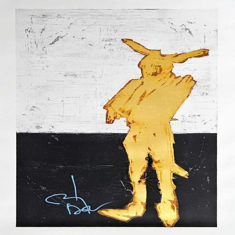Johnny Depp - The Bunnyman (Hand Finished with Gold Leaf)