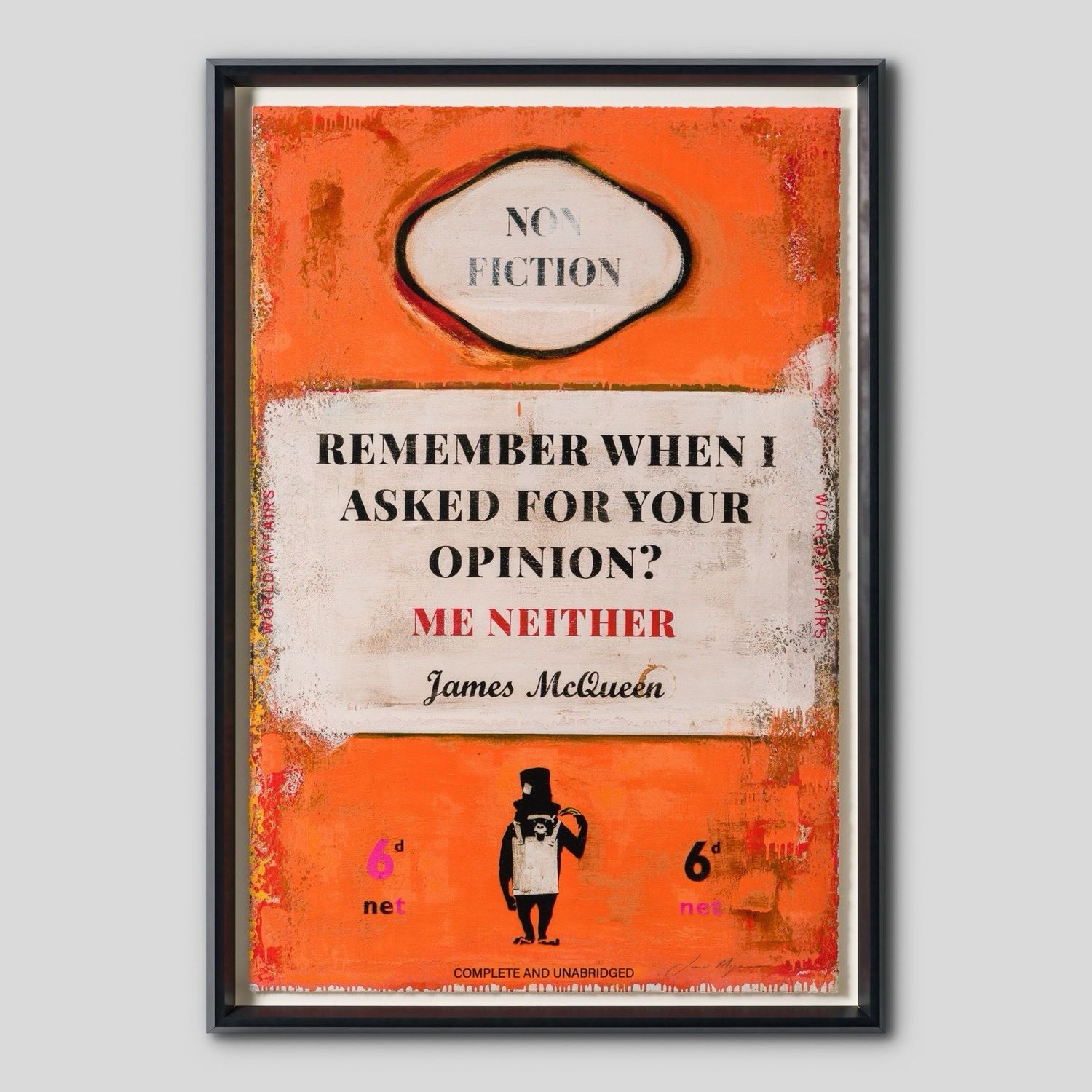 James McQueen - Remember When I Asked For Your Opinion? (AP)