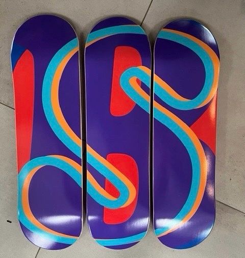 Harland Miller - 'Boss' Art Edition Skateboard Triptych (Unsigned)
