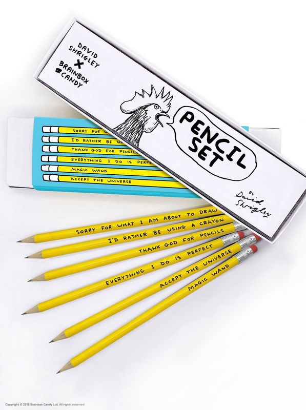 David Shrigley - Be An Artist (6 Pencil Set)