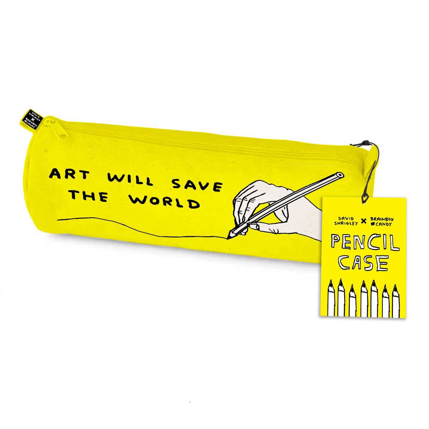 David Shrigley - Art Save The World (Pencil Case)