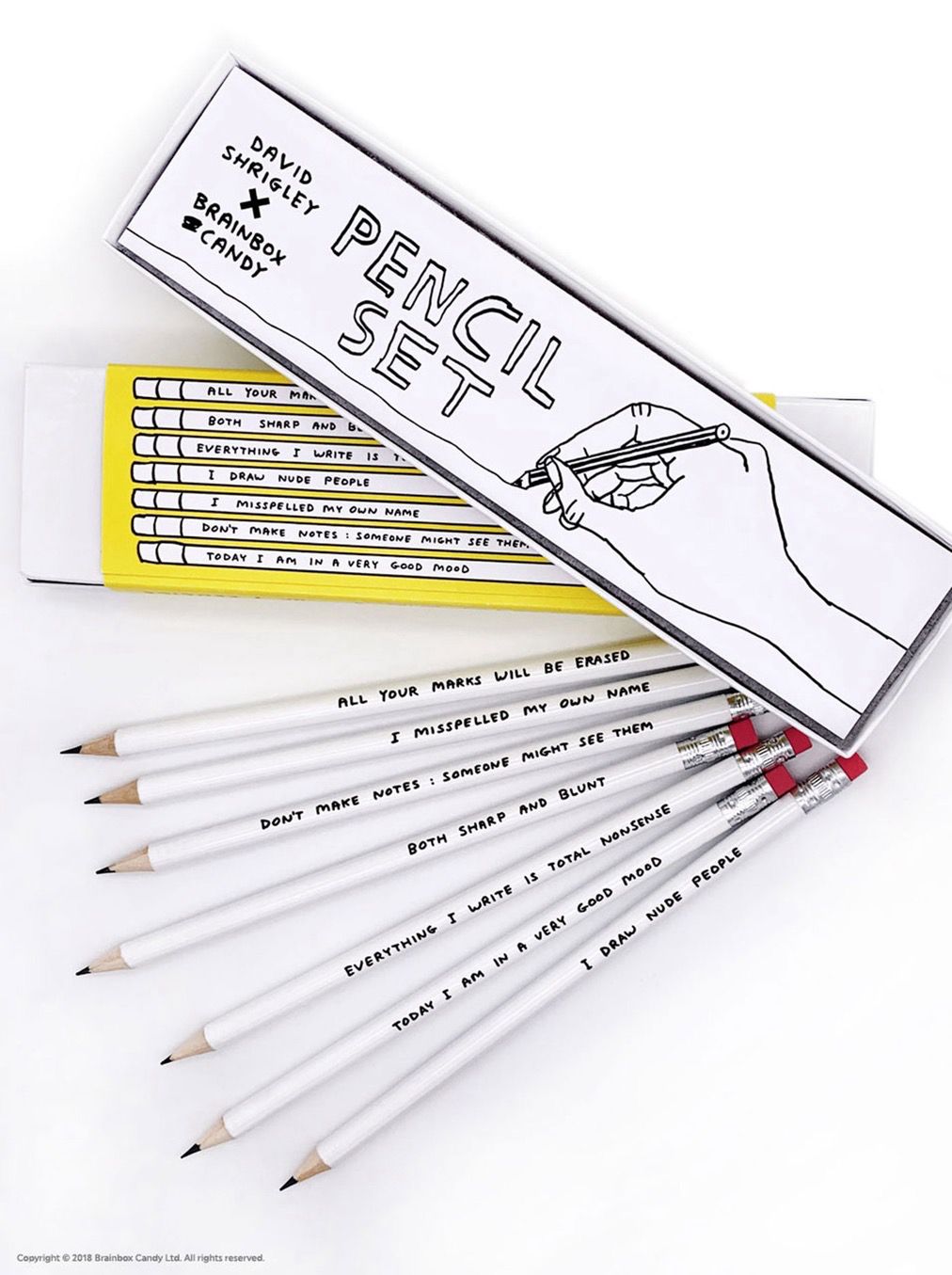 David Shrigley - Be An Artist (6 Pencil Set)