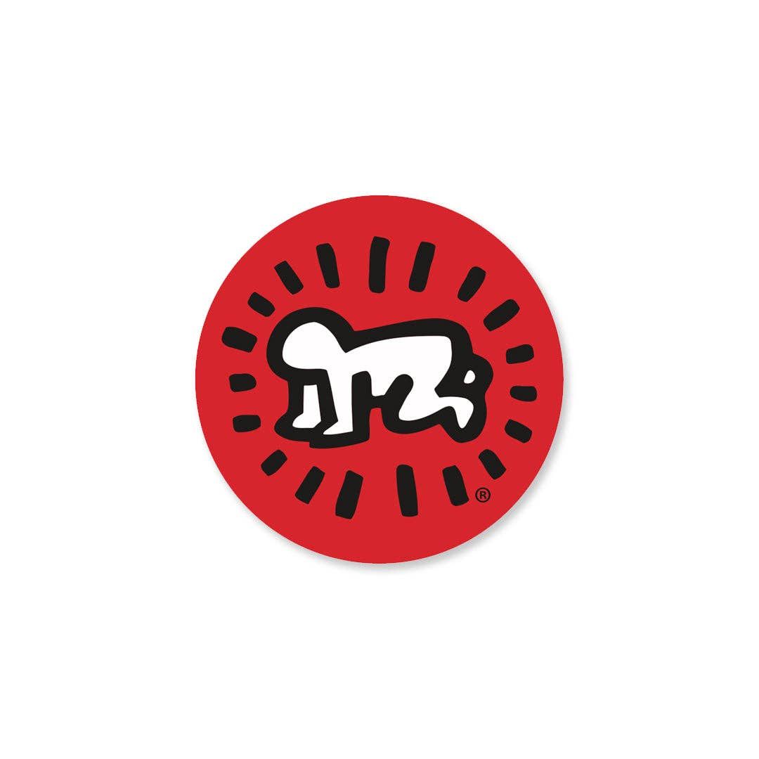 Keith Haring - Red / White / Black Radiant Baby (Magnet)