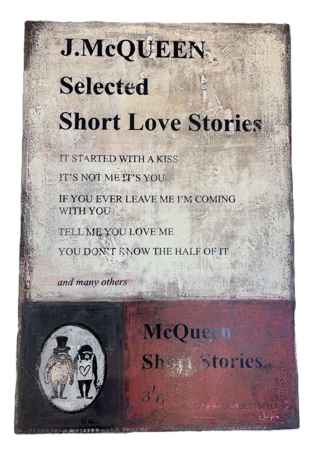 James McQueen - Selected Short Love Story (Print, Red)