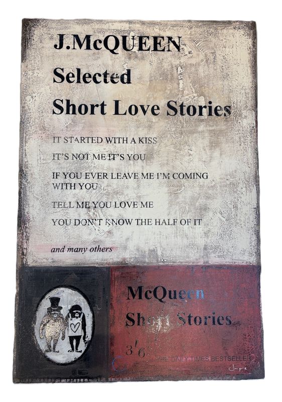 James McQueen - Selected Short Love Story (Print, Red)