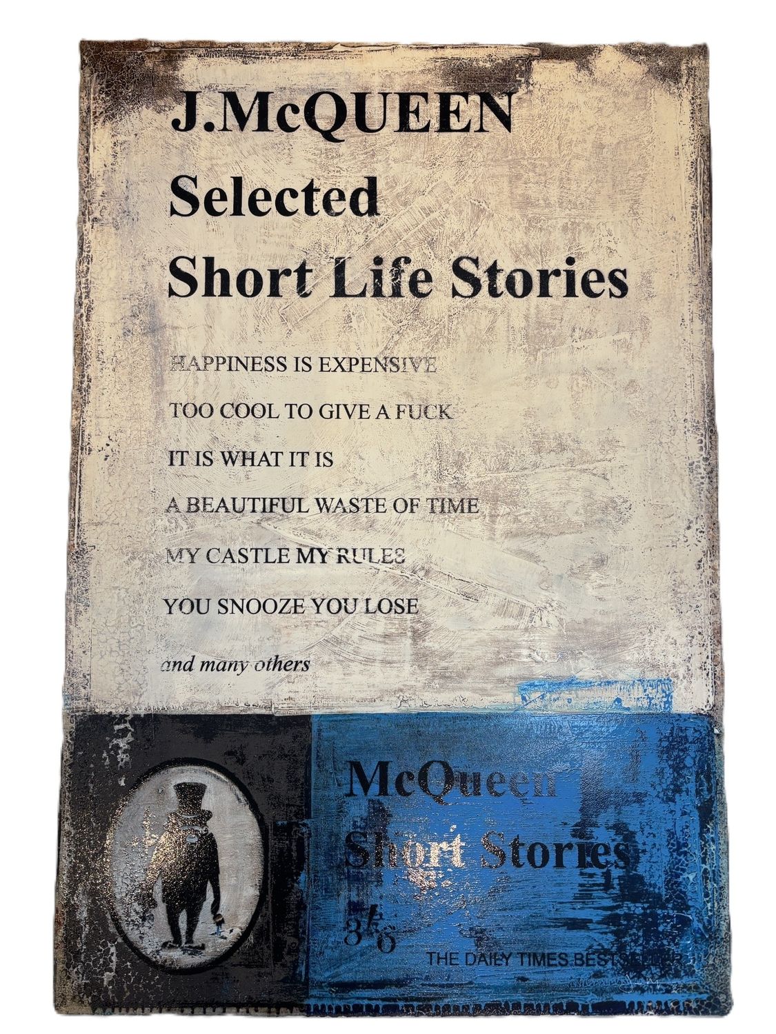 James McQueen - Selected Short Love Story (Print, Blue)
